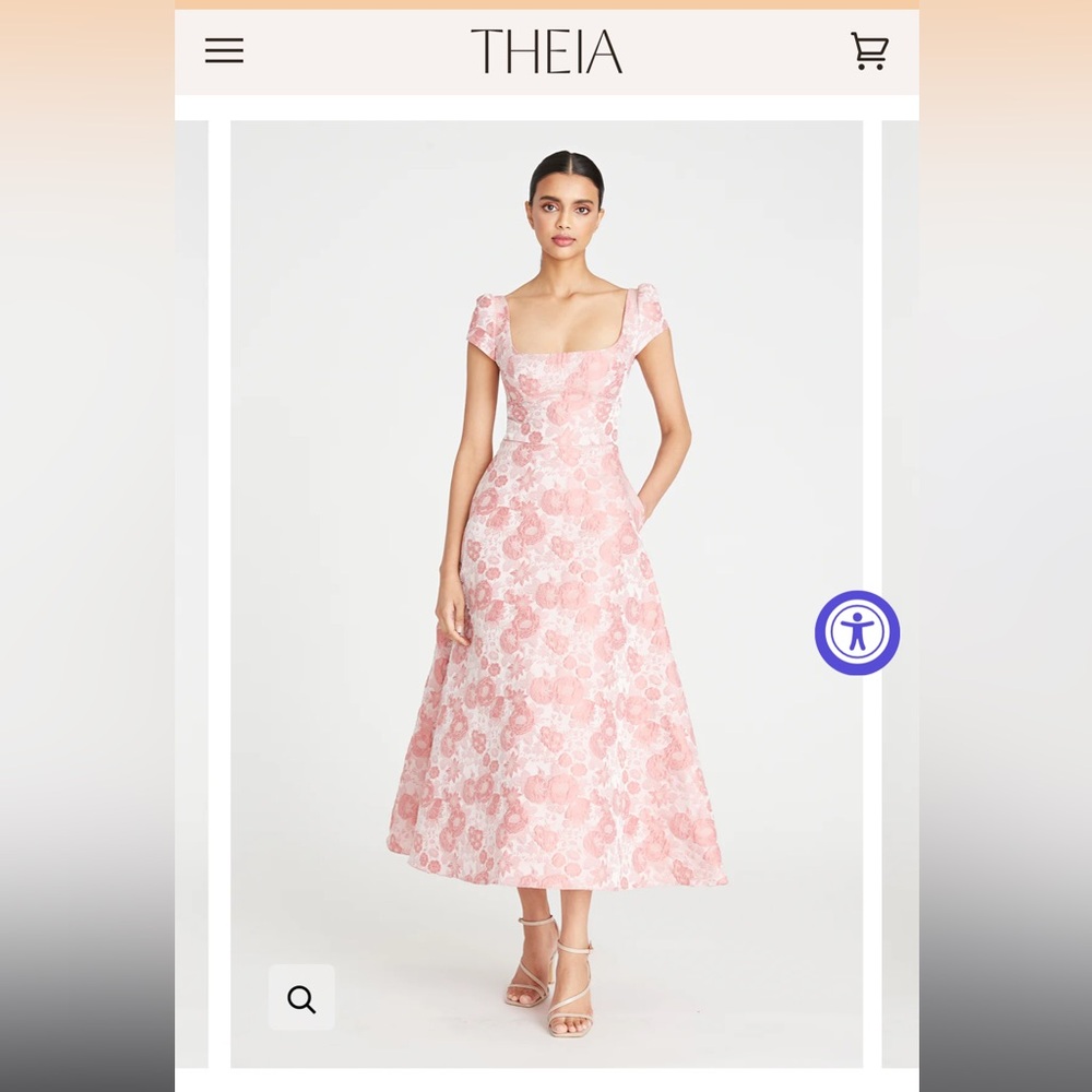 Brand new Theia pink dress